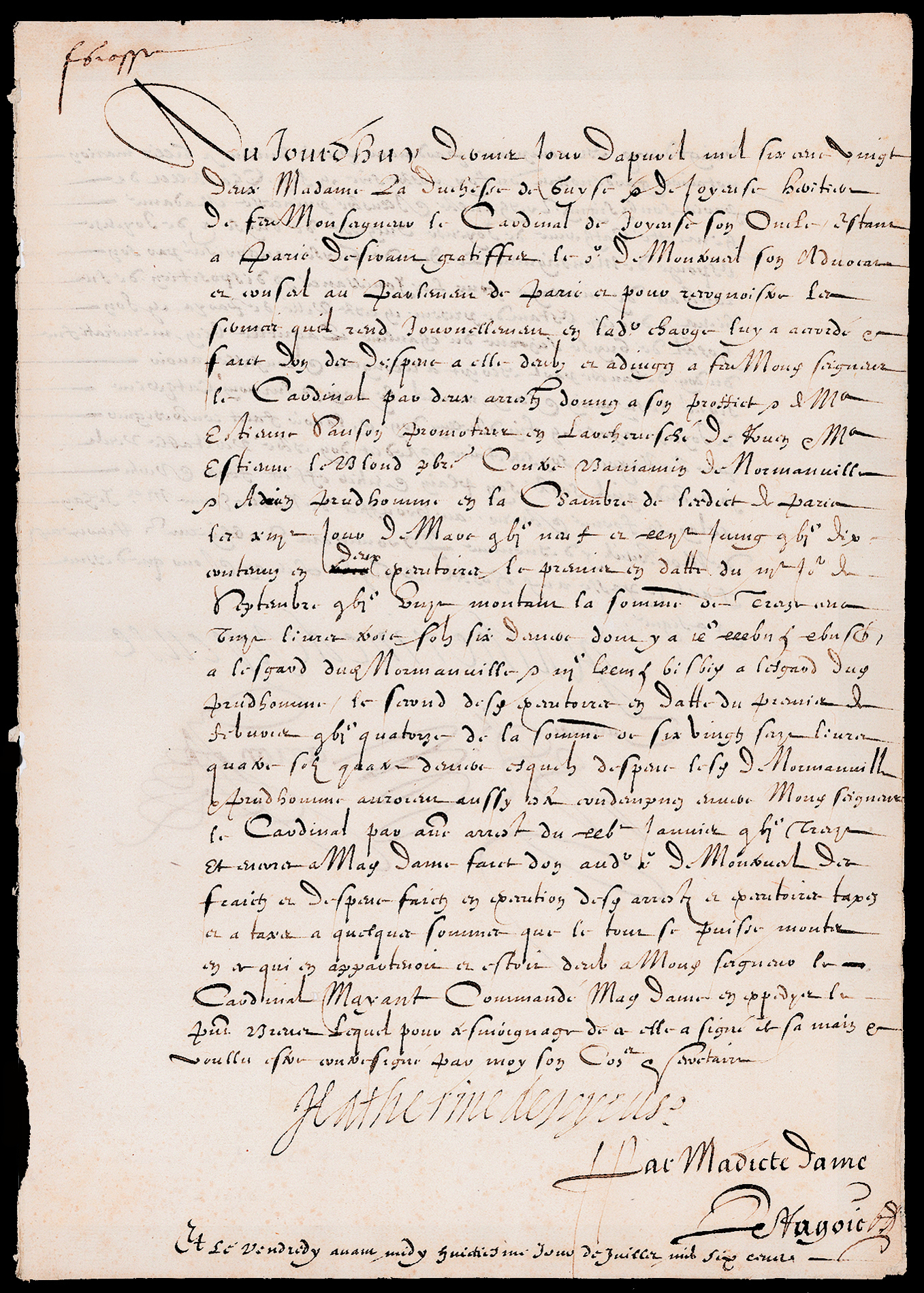 Referenz: joyeuse-henriette-catherine-de-duchesse-de-joyeuse-et-princesse-de-joinville