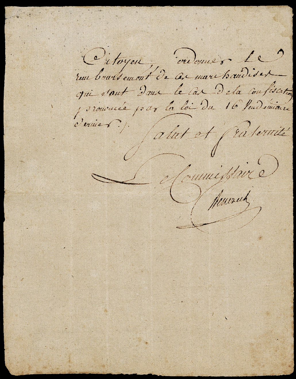 Referenz: benezech-pierre-commissaire-des-armes-et-futur-ministre-de-l-interieur-1795-1797