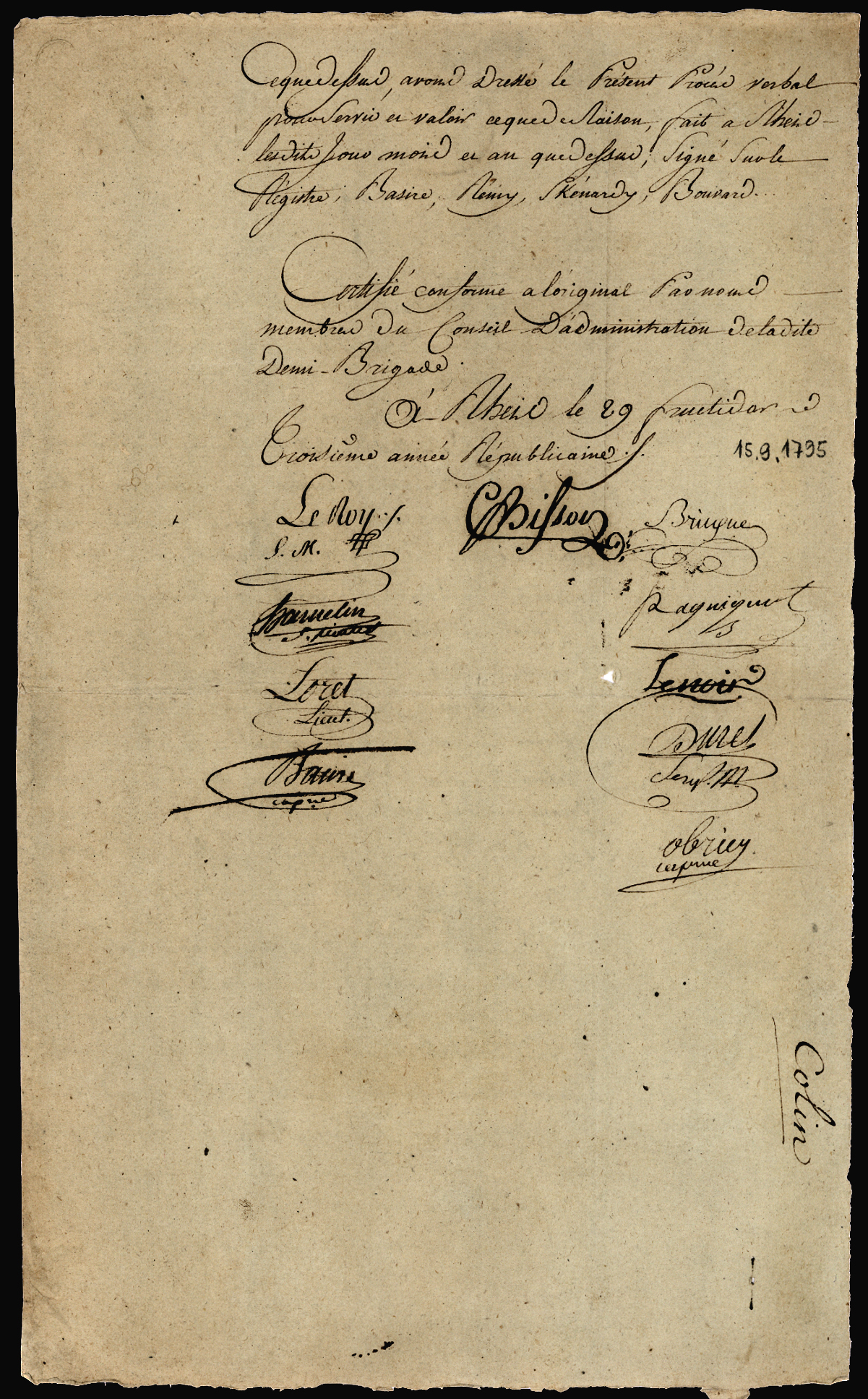 Referenz: bisson-baptiste-pierre-francois-futur-general-de-division-comte-de-l-empire-gouverneur-de