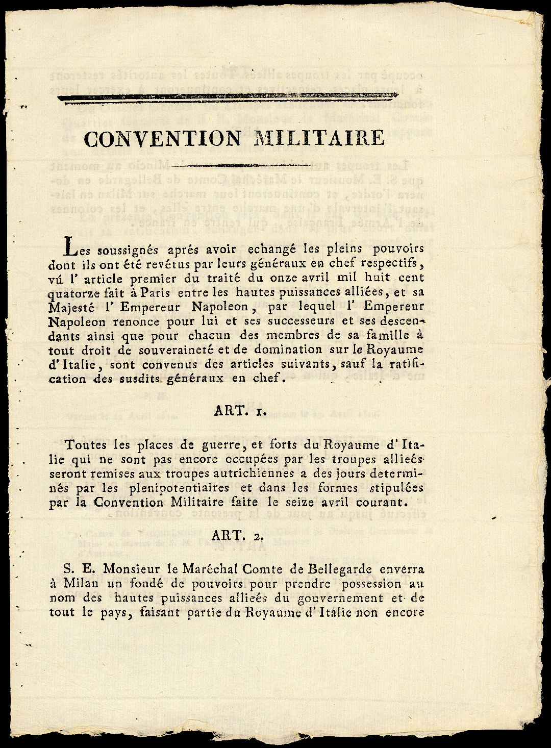 Referenz: convention-militaire-comte-de-bellegarde-et-le-prince-eugene-de-beauharnais
