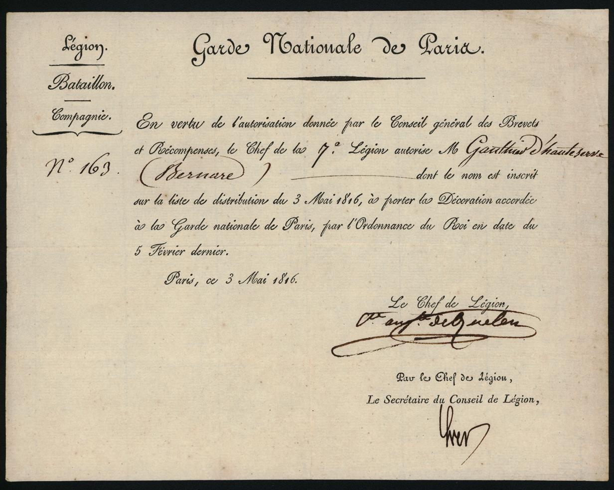 Referenz: quelen-auguste-marie-louis-comte-de-chef-de-la-7e-legion-de-la-garde-national