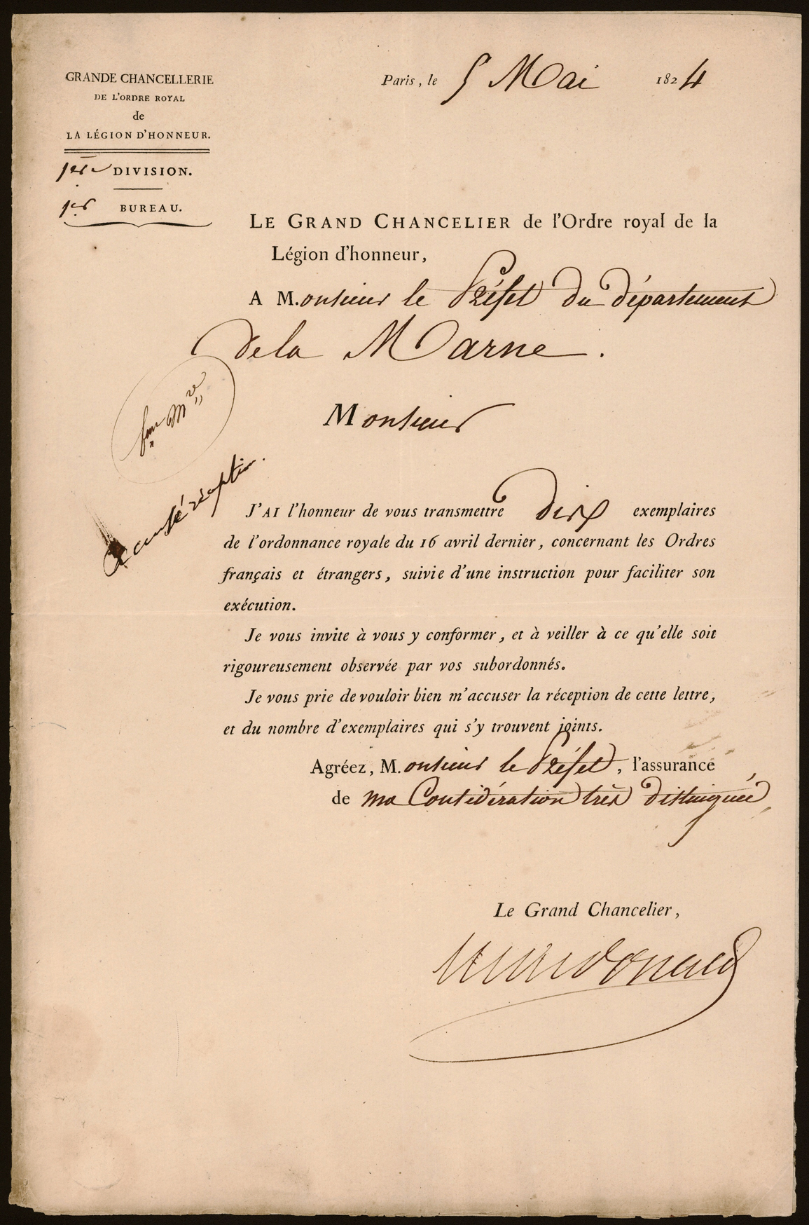 Referenz: macdonald-etienne-jacques-1er-duc-de-tarente-general-marechal-de-l-empire-pair