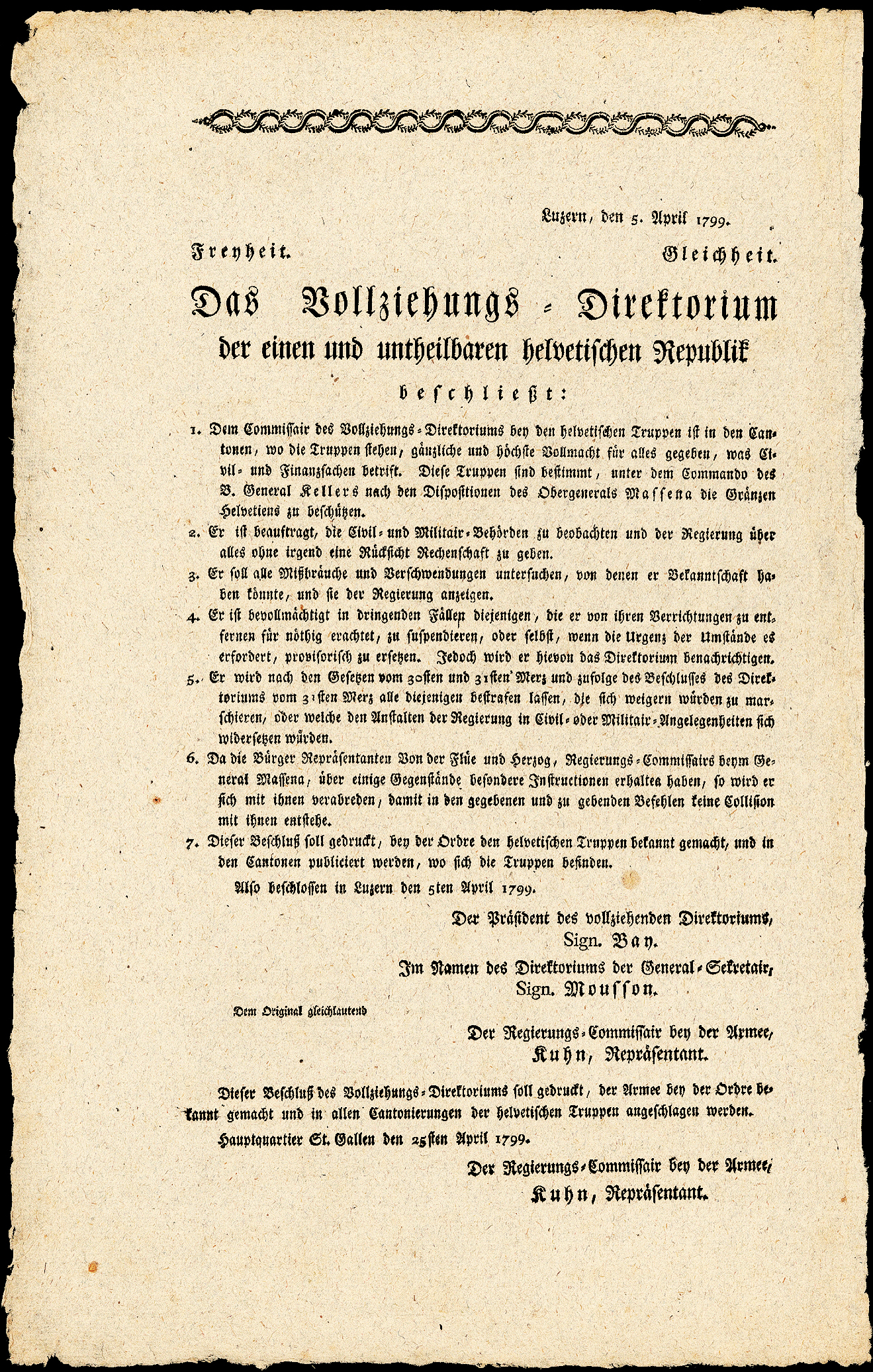 Referenz: bay-david-ludwig-prasident-des-vollzugsdirektoriums-der-helv-republik