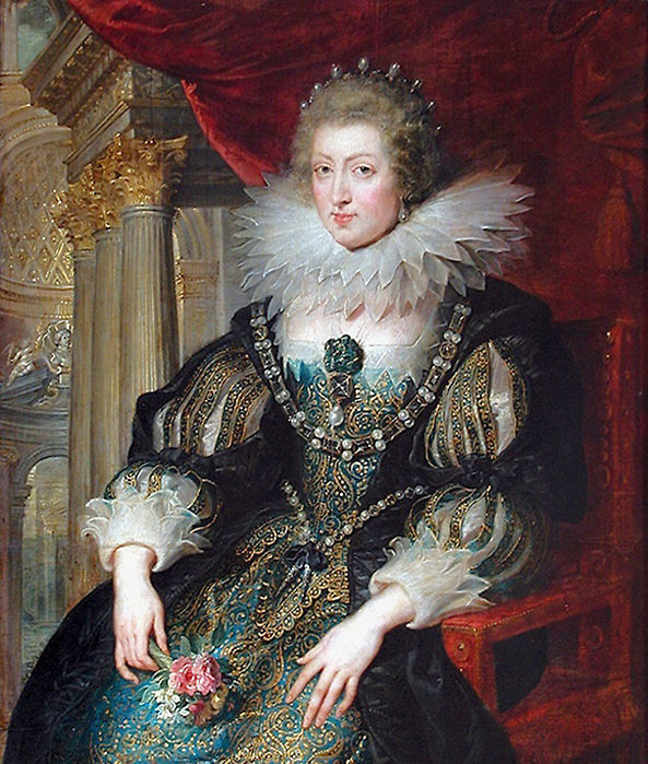 Referenz: anne-d-autriche-reine-de-france-1615-1643-et-mere-du-roi-louis-xiv