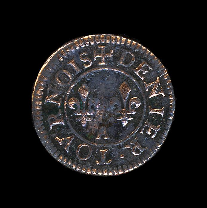 Referenz: denier-tournois-henry-iii-non-date-periode-1577