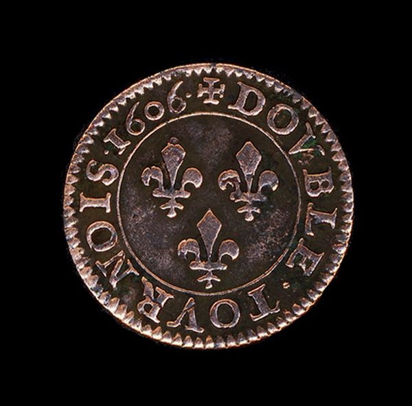 Referenz: double-tournois-henry-iv-dit-le-grand-roy-de-france-et-de-navarre-1606