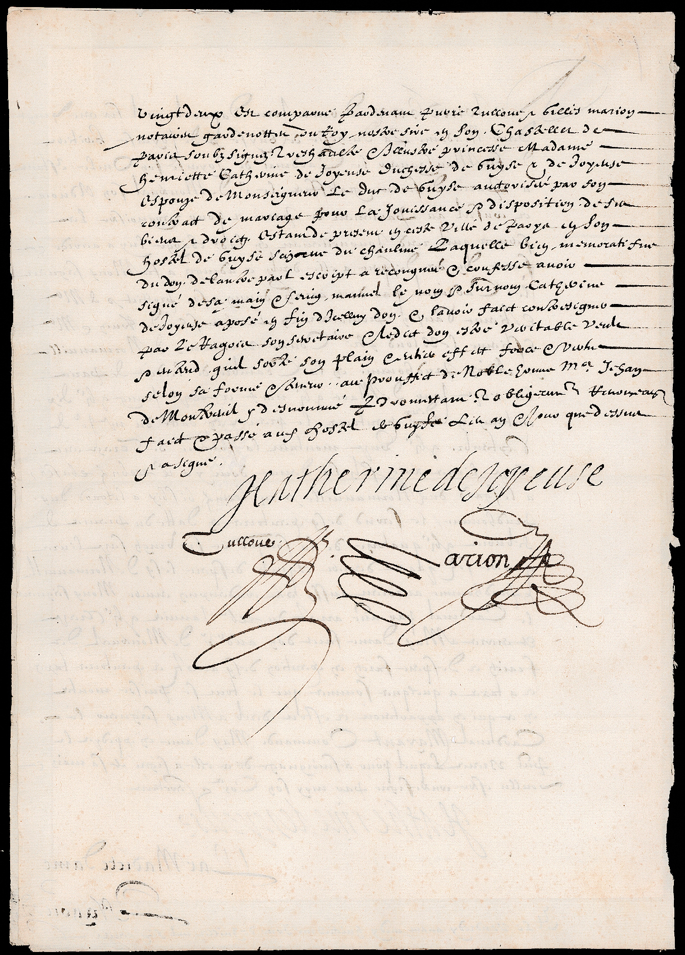 Referenz: joyeuse-henriette-catherine-de-duchesse-de-joyeuse-et-princesse-de-joinville