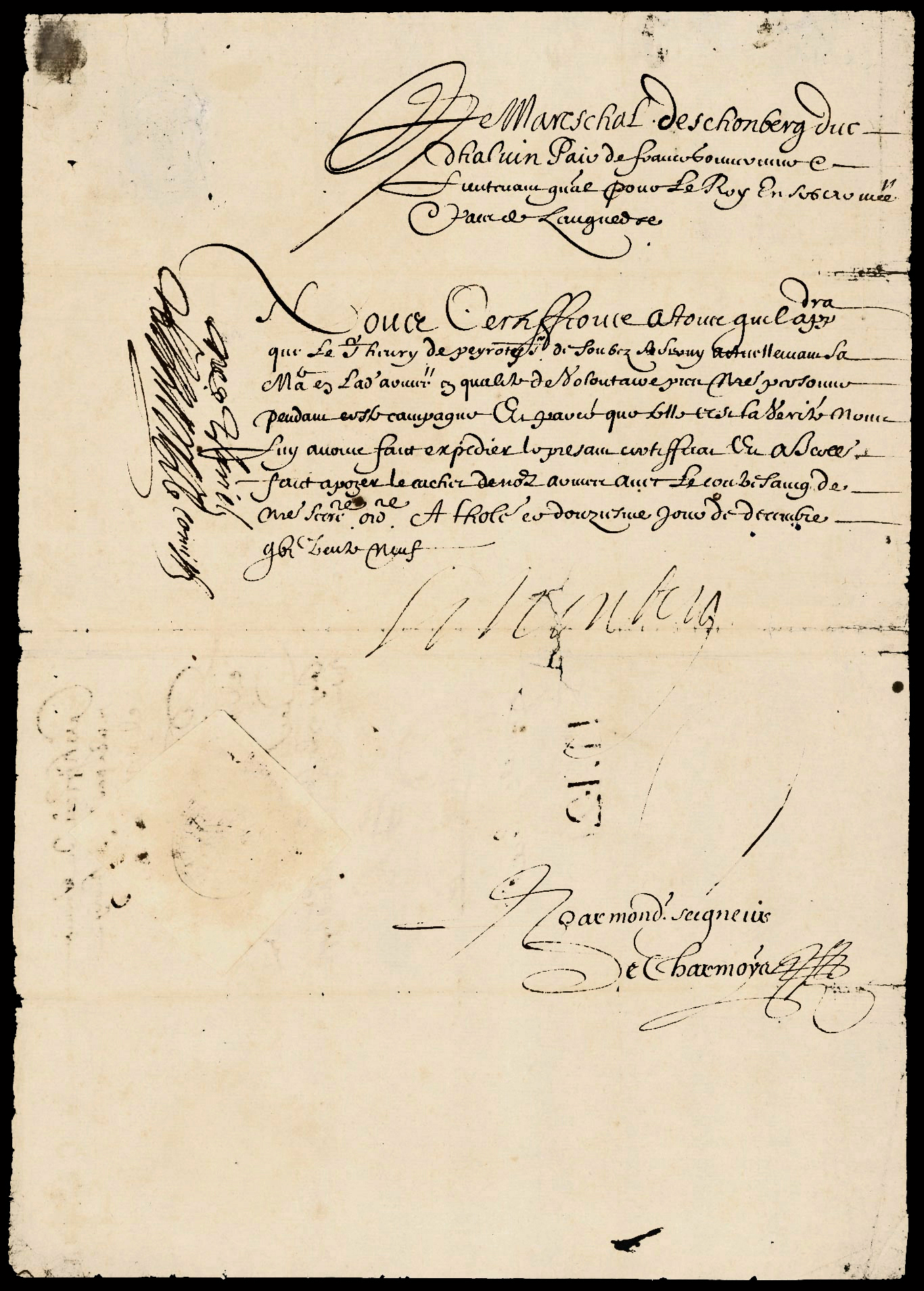 Referenz: schomberg-charles-de-duc-d-halluin-marechal-pair-de-france