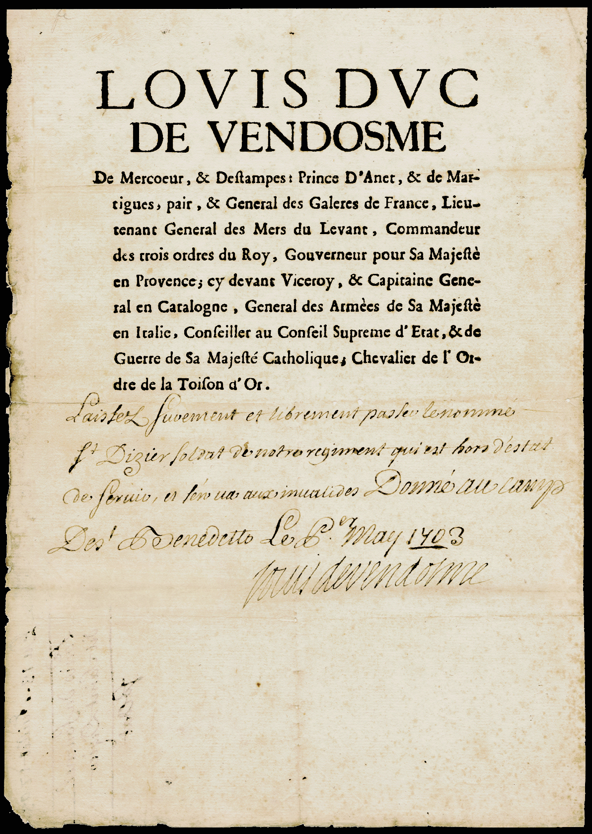 Referenz: bourbon-louis-joseph-de-dit-le-grand-vendome-duc-de-vendosme-de-marechal