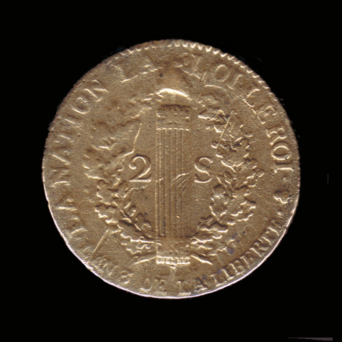 Referenz: 2-sols-dit-au-faisceau-louis-xvi-monarque-constitutionnel-type-francois-1791