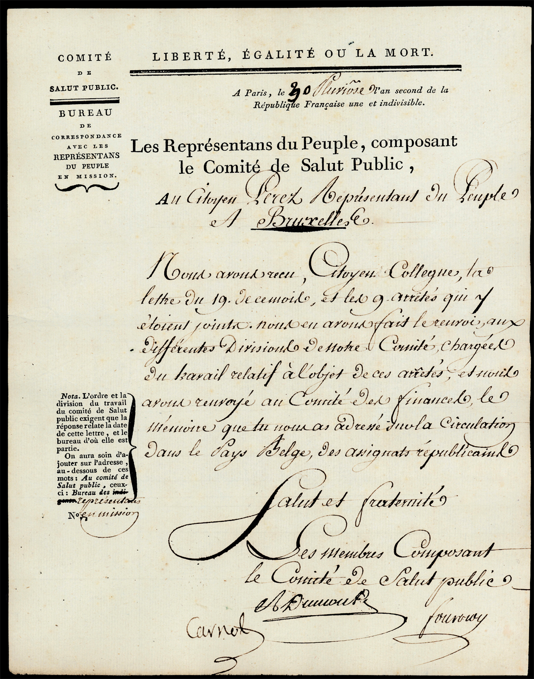 Referenz: carnot-lazare-fourcroy-antoine-dumont-andre-representants-du-peuple-conventionnels