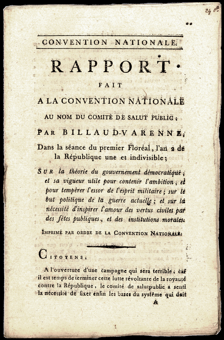 Referenz: billaud-varenne-jacques-nicolas-dit-le-tigre-il-fut-un-des-principaux-responsables-de-la-terreur