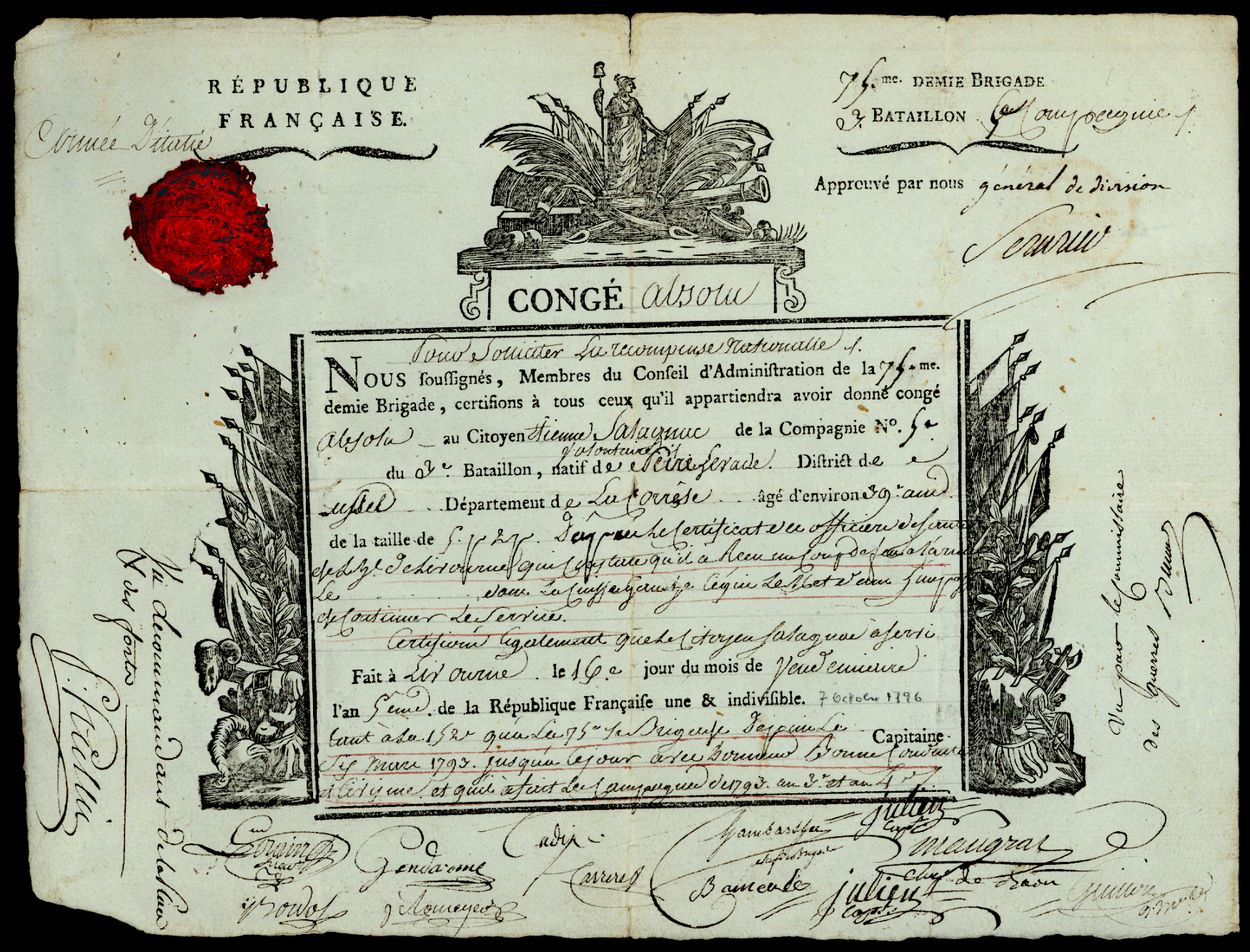 Referenz: serurier-jean-mathieu-philibert-general-futur-marechal-hulin-pierre-augustin-general