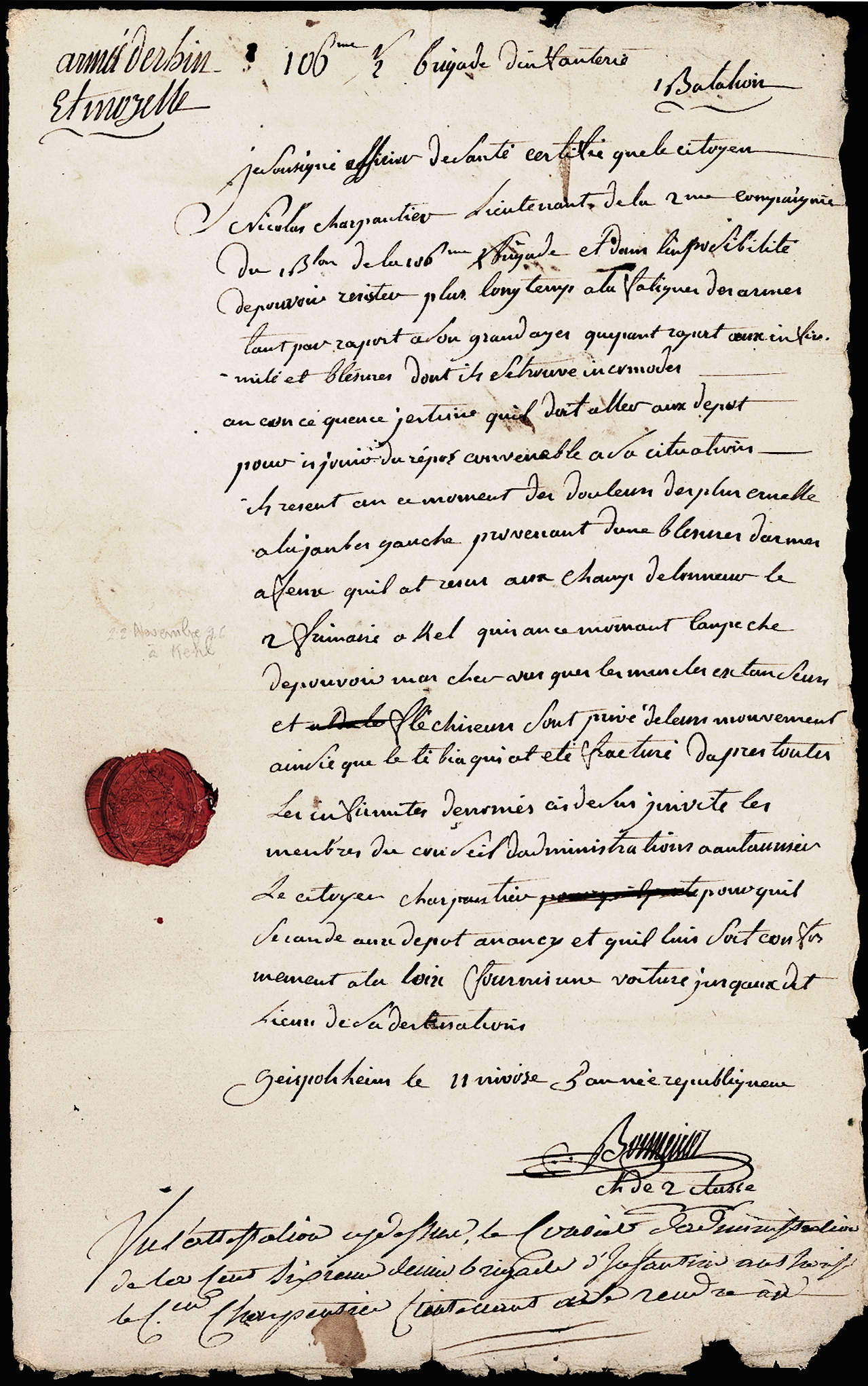 Referenz: lecourbe-claude-jacques-general-servit-a-l-armee-d-helvetie-en-179899