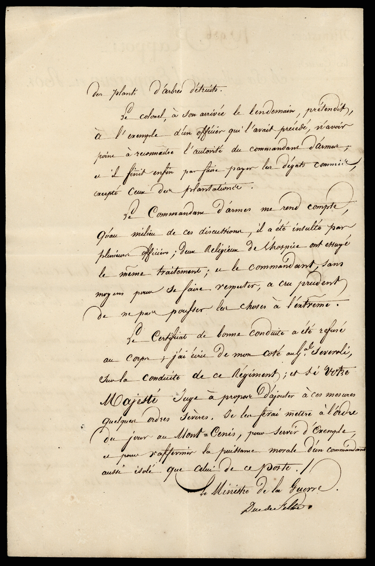 Referenz: napoleon-1er-empereur-des-francais-clarke-henri-jacques-guillaume-ministre-de-la-guerre