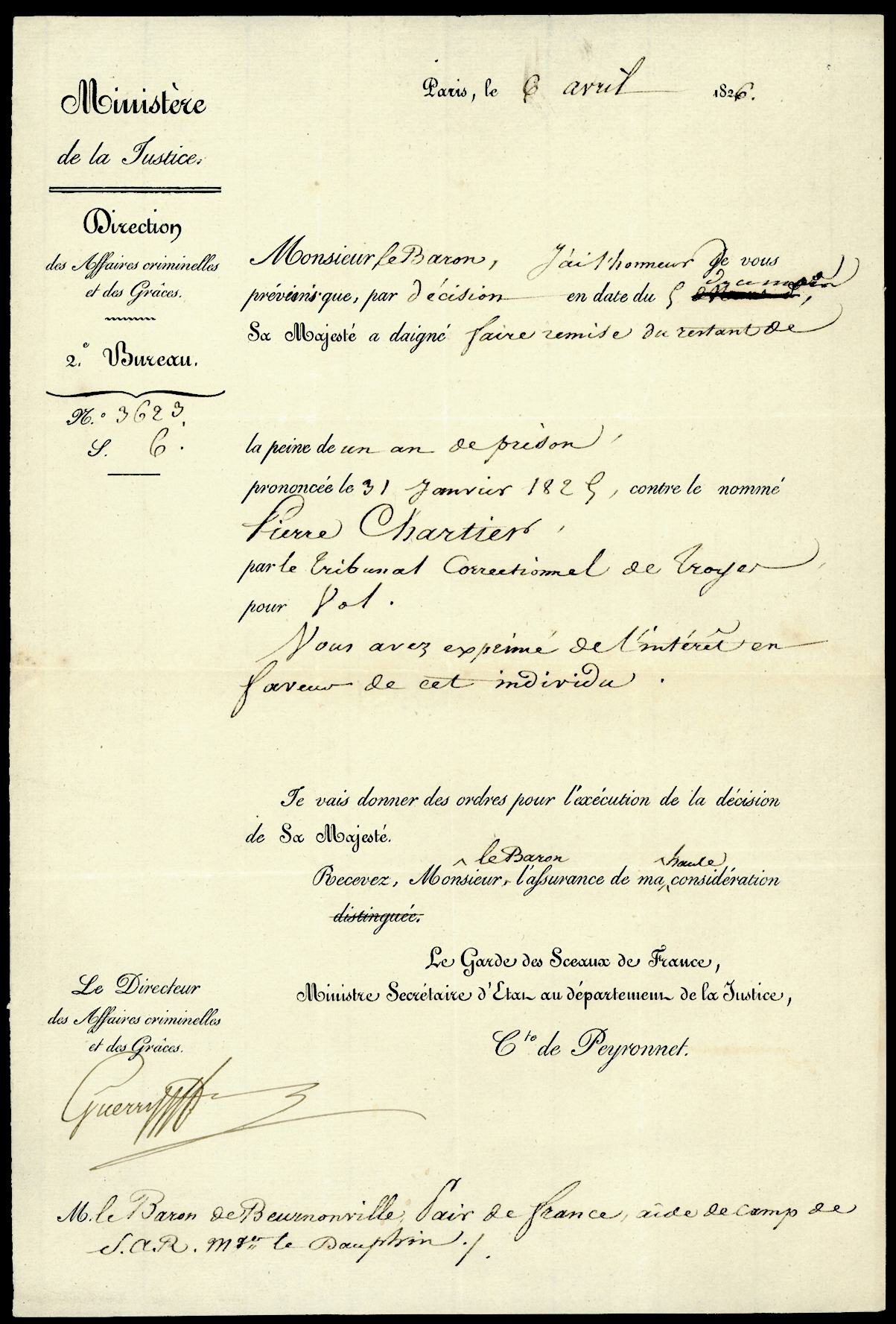 Referenz: peyronnet-pierre-denis-de-ministre-de-la-justice-1821-28-futur-ministre-de-l-interieur