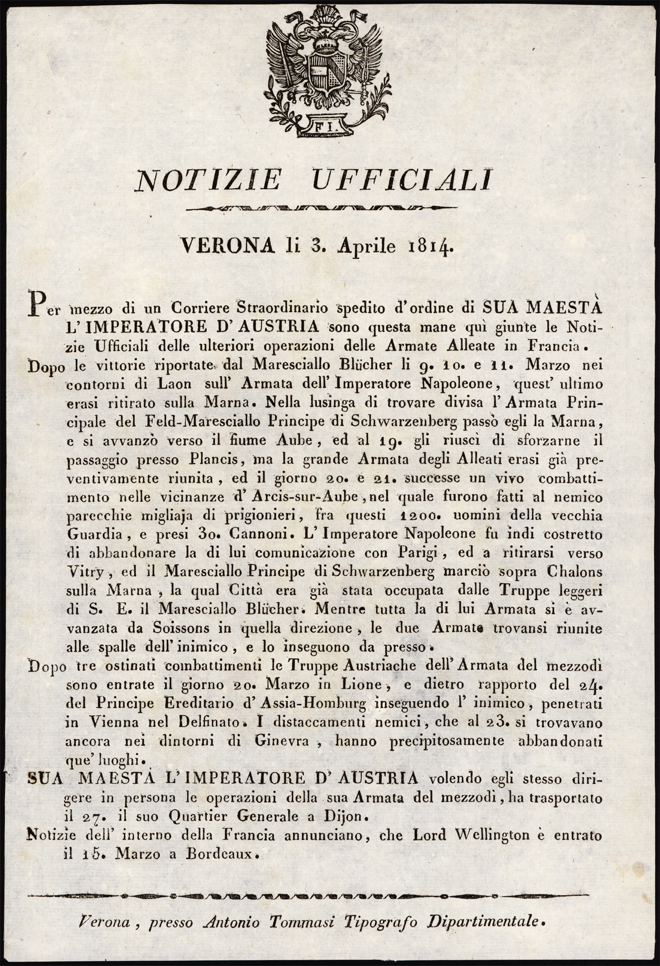 Referenz: notizie-ufficiali-italienische-kriegberichterstattung-sieg-der-allierten-gegen-die-franzosen-und-ruckzug-napoleons