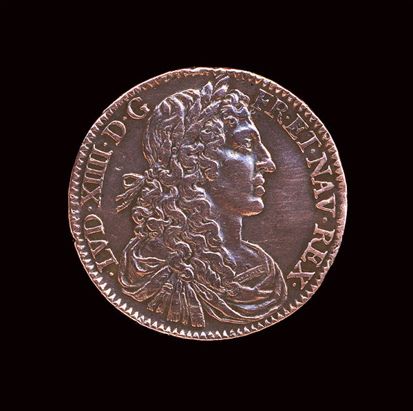 Referenz: jeton-konig-louis-xiv-erneuerung-der-allianzvertrage-mit-der-schweiz-1664