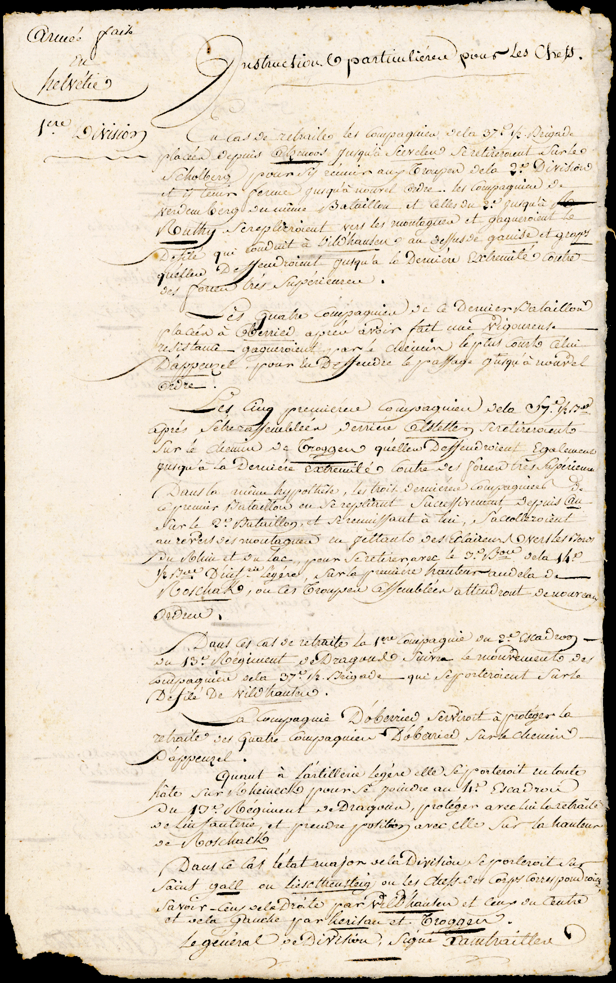 Referenz: xaintrailles-charles-antoine-dominique-franz-divisionsgeneral-in-der-ostschweiz