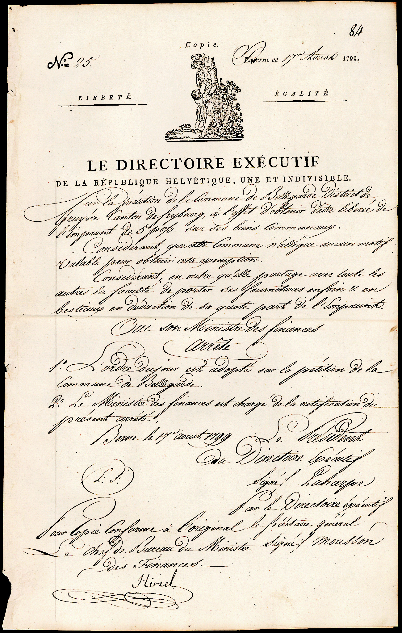 Referenz: le-directoire-executif-de-la-republique-helvetique-bern