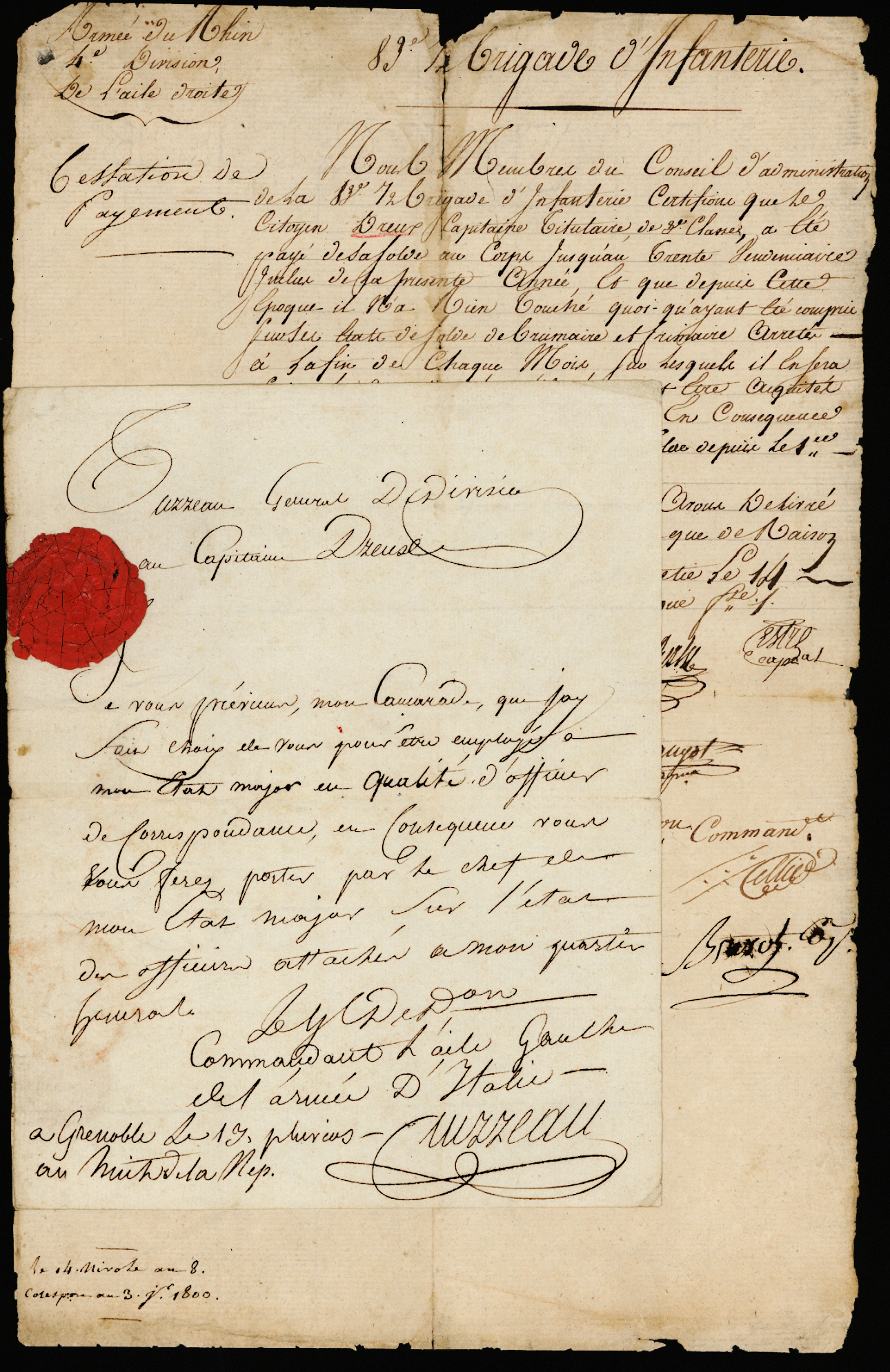Referenz: turreau-de-garambouville-louis-marie-franz-divisionsgeneral-in-zurzach-aargau