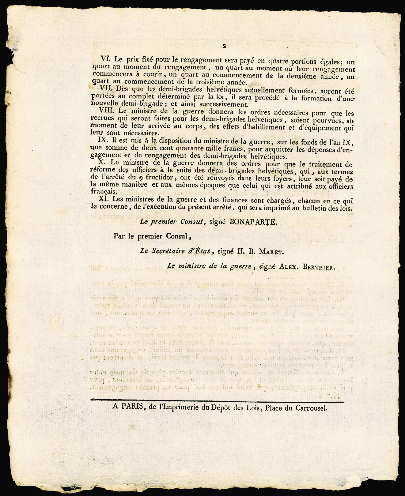 Referenz: bonaparte-napoleon-beschluss-bezuglich-organisation-helvetischer-halbbrigaden