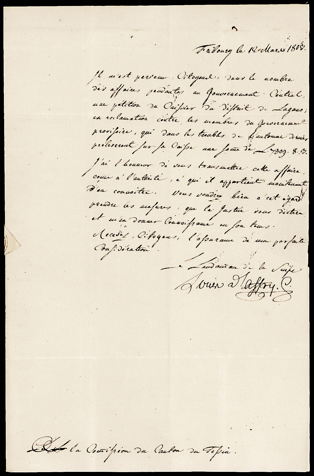 Referenz: affry-louis-august-philippe-landammann-der-schweiz-1803-1809-2eme-comte-d-affry