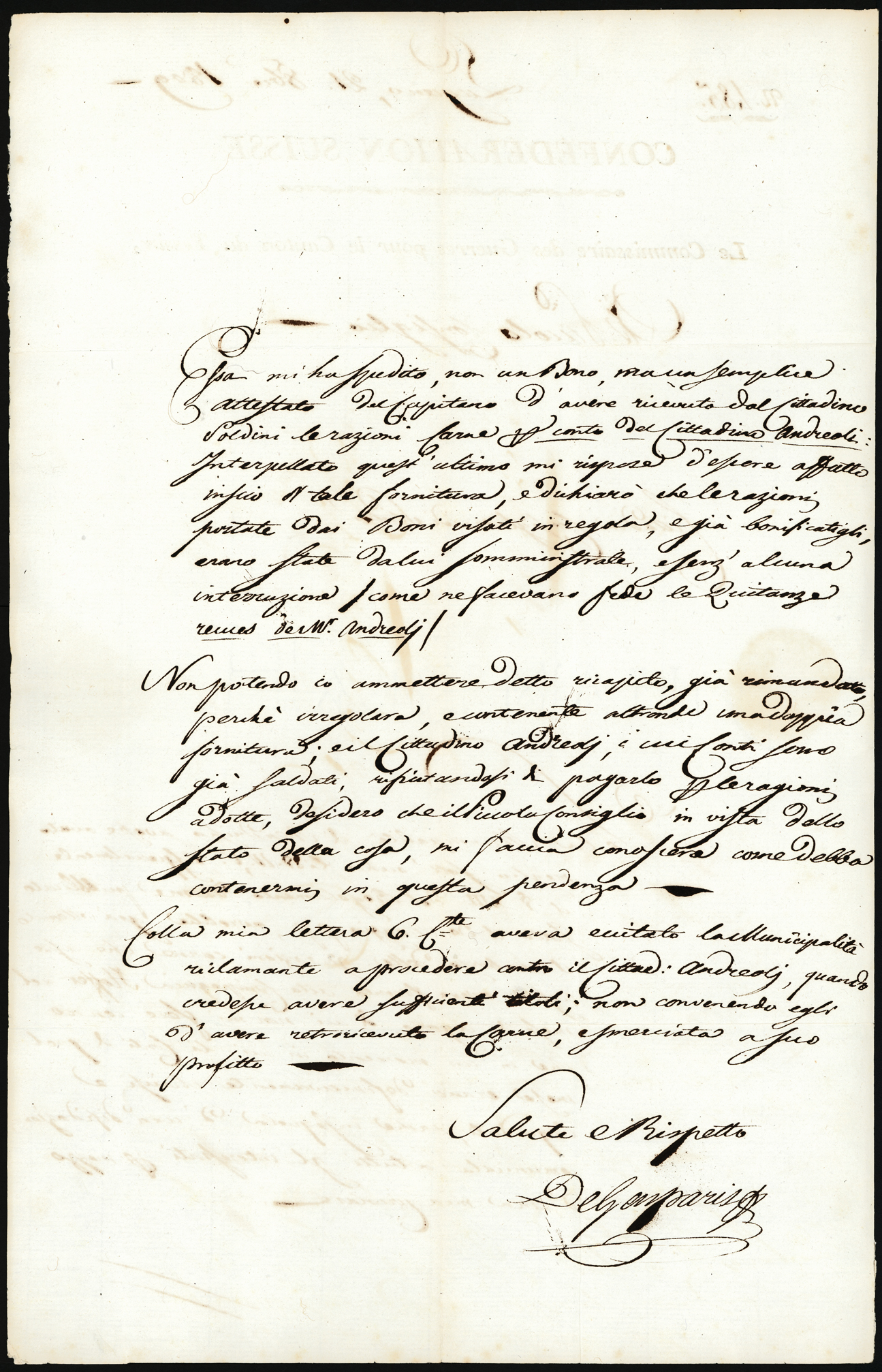 Referenz: de-gasparis-pietro-kriegskommissar-des-kantons-tessin-1803-17