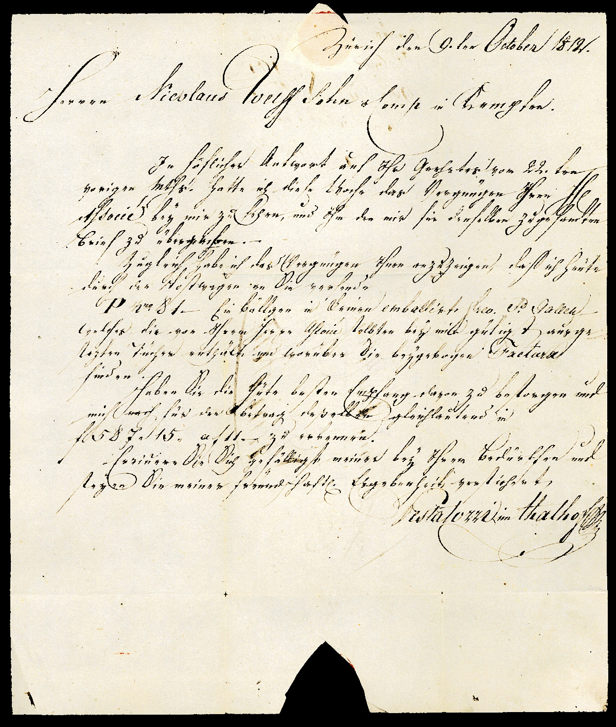 Referenz: pestalozzi-im-thalhof-textilhandelsfirma-und-bankhaus-in-zurich