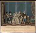 Referenz: illustration-antique-coloree-a-la-main-les-derniers-adieux-du-roi-louis-xvi-a-sa-famille